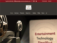 Tablet Screenshot of nuviewhometheaters.com